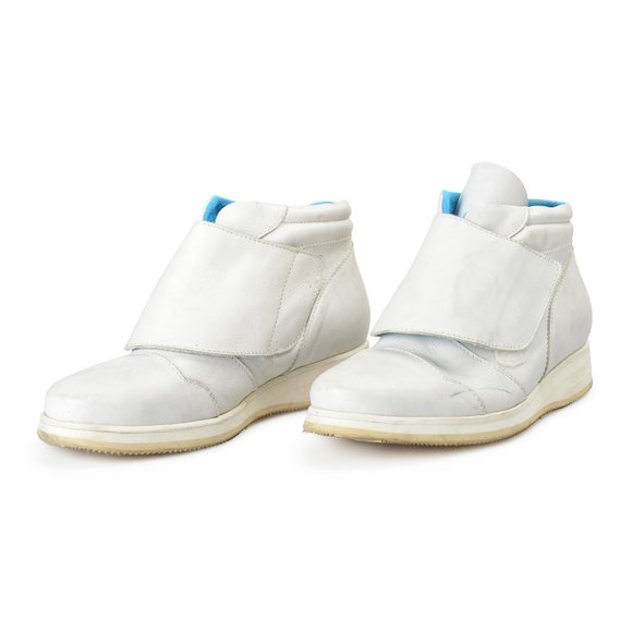 Gianfranco Ferre GF White Leather hightops 👞 sneakers Shoes - Picture 1 of 8